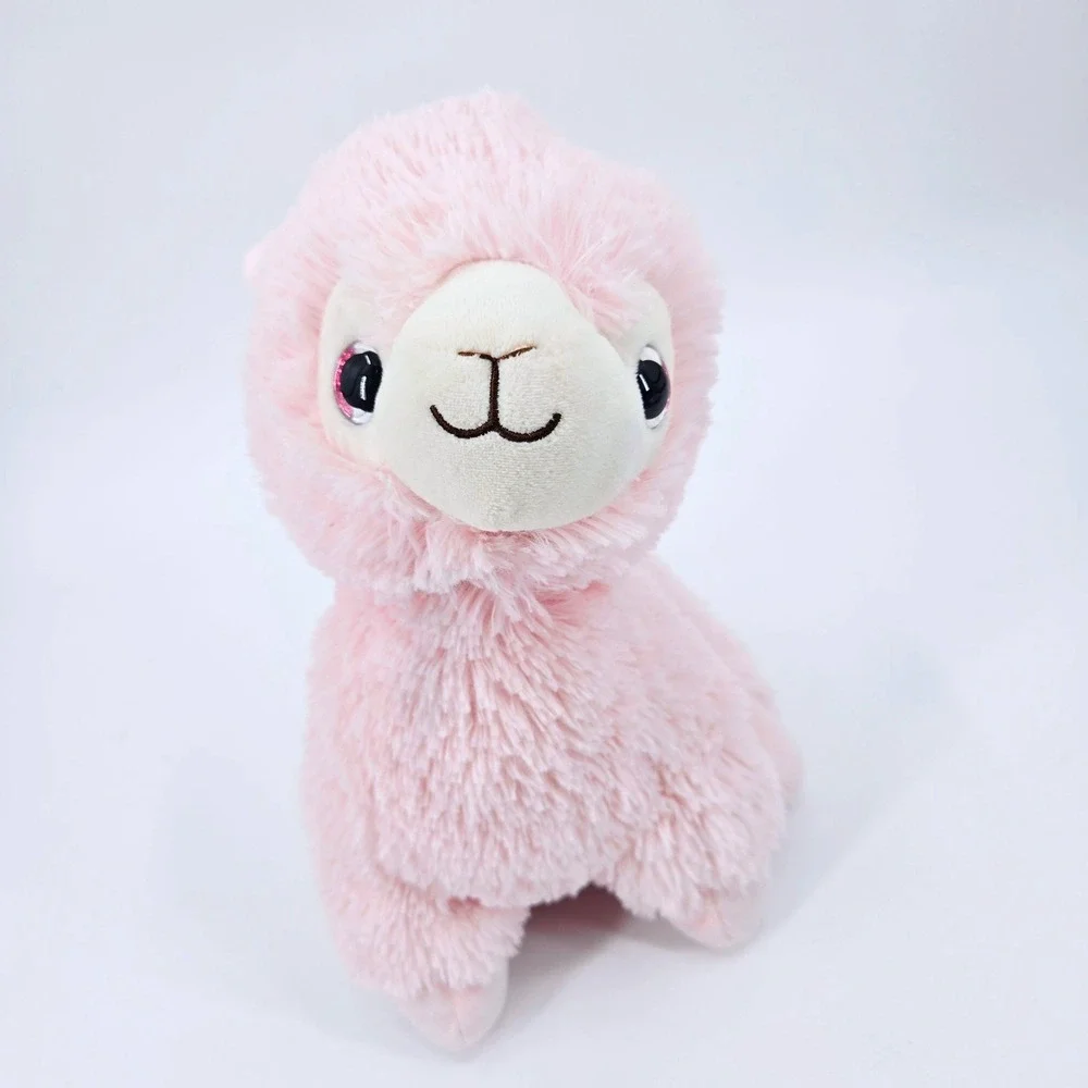 Warmies Pink Llama‎ Microwavable Weighted Lavender Plush Stuffed Animal 11